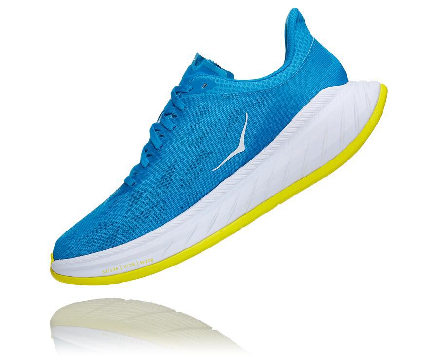 Tenis Hoka One One Hombre Azules/Blancos - Carbon X 2 - CZGM98047